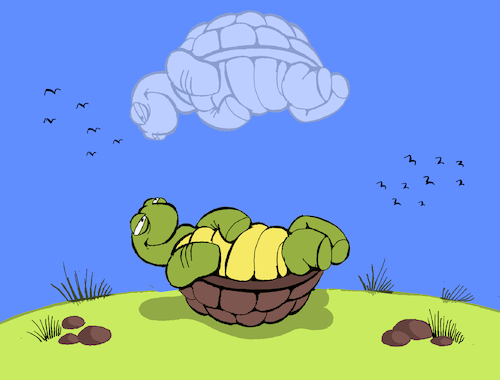 Cartoon: Cloud... (medium) by berk-olgun tagged cloud