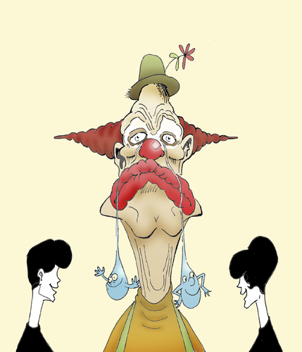 Cartoon: CLOWN.. (medium) by berk-olgun tagged clown