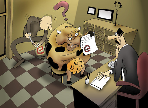 Cartoon: Contract... (medium) by berk-olgun tagged contract