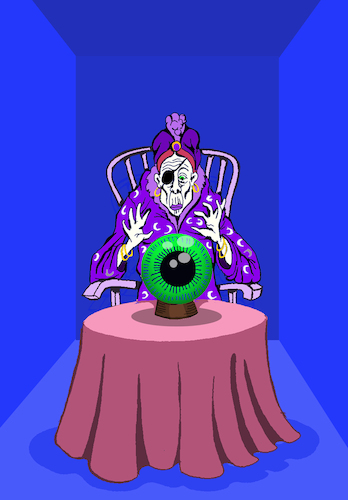 Cartoon: Crystal Ball... (medium) by berk-olgun tagged crystal,ball