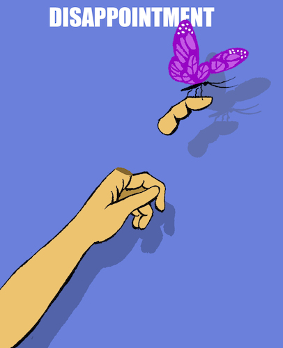 Cartoon: Disappointment... (medium) by berk-olgun tagged disappointment