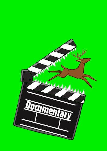 Cartoon: Documentary Movie... (medium) by berk-olgun tagged documentary,movie