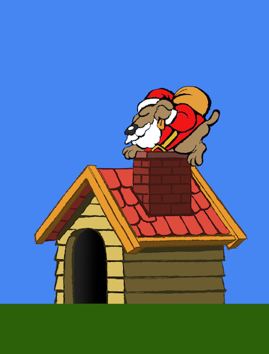 Cartoon: Dog House... (medium) by berk-olgun tagged dog,house