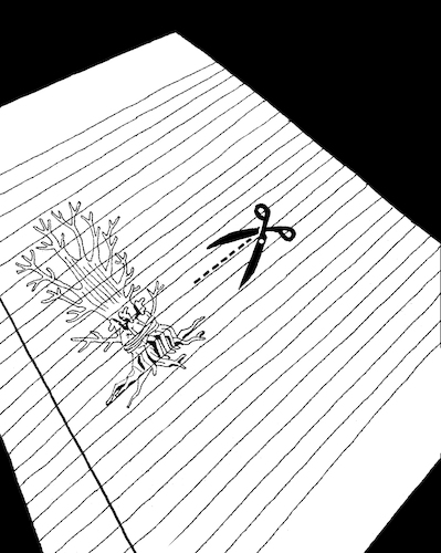 Cartoon: Dont Touch My Tree... (medium) by berk-olgun tagged dont,touch,my,tree