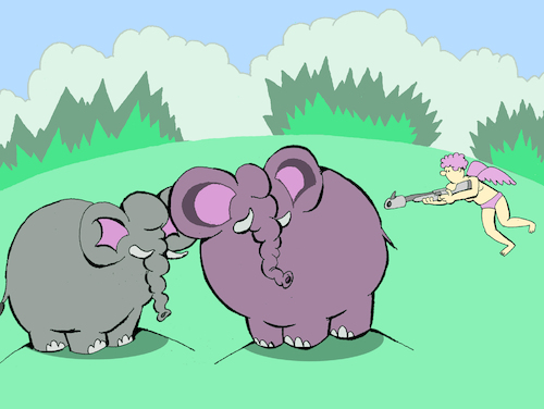 Cartoon: Elephant Bullet... (medium) by berk-olgun tagged elephant,bullet