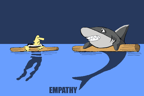 Cartoon: Empathy... (medium) by berk-olgun tagged empathy