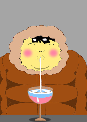 Cartoon: Eskimo Cocktail... (medium) by berk-olgun tagged eskimo,cocktail