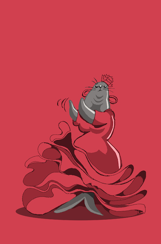 Cartoon: Flamenco... (medium) by berk-olgun tagged flamenco