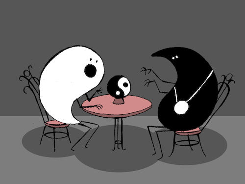 Cartoon: Fortune Teller... (medium) by berk-olgun tagged fortune,teller