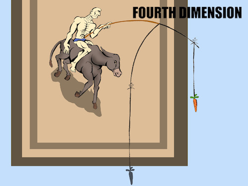 Cartoon: Fourth Dimension... (medium) by berk-olgun tagged fourth,dimension