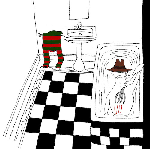 Cartoon: Freddy... (medium) by berk-olgun tagged freddy