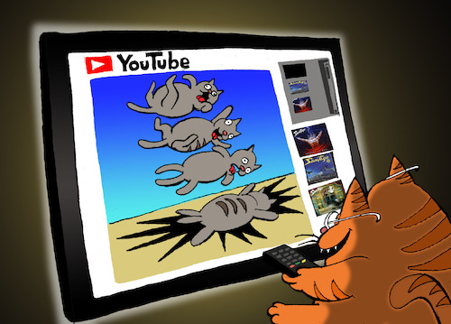 Cartoon: Funny Clip... (medium) by berk-olgun tagged funny,clip