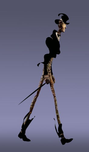 Cartoon: Giacometti Walker... (medium) by berk-olgun tagged giacometti,walker