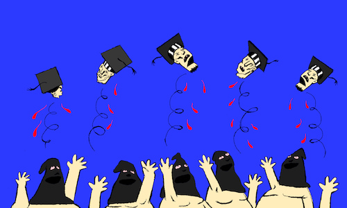 Cartoon: Graduation... (medium) by berk-olgun tagged graduation