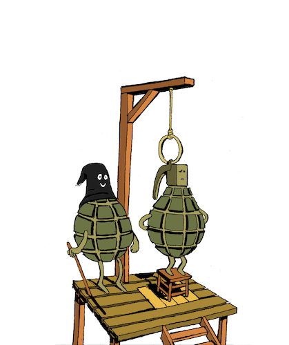 Cartoon: Hangman... (medium) by berk-olgun tagged hangman