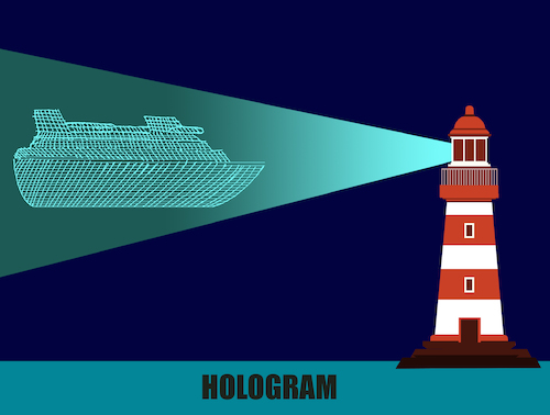 Cartoon: Hologram... (medium) by berk-olgun tagged hologram