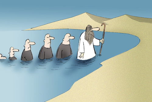 Cartoon: Holy Man... (medium) by berk-olgun tagged holy,man