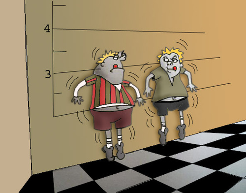 Cartoon: Juvenile Delinquents.. (medium) by berk-olgun tagged black,humor