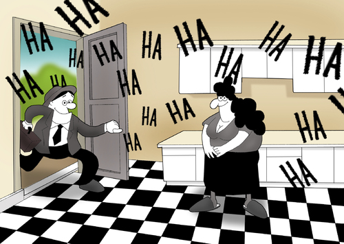 Cartoon: Laugh Effect at Cartoon.. (medium) by berk-olgun tagged laugh,effect