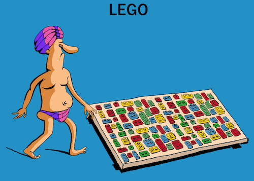 Cartoon: Lego... (medium) by berk-olgun tagged lego