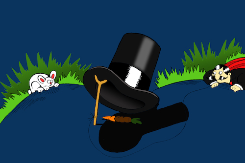 Cartoon: Magician Hat... (medium) by berk-olgun tagged magician,hat