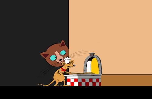 Cartoon: Mouse Hole Bakery... (medium) by berk-olgun tagged mouse,hole,bakery