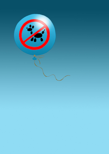 Cartoon: No Balloon Dogs Allowed... (medium) by berk-olgun tagged no,balloon,dogs,allowed