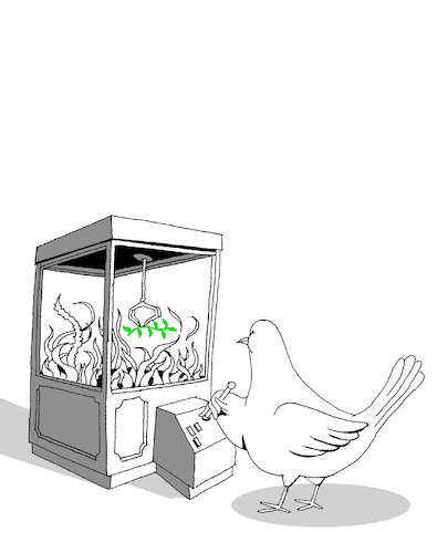 Cartoon: Olive Branch... (medium) by berk-olgun tagged olive,branch