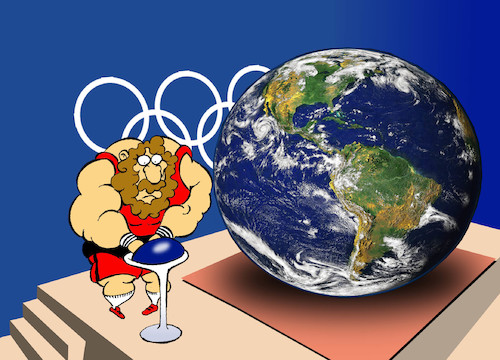 Cartoon: Olympic Games... (medium) by berk-olgun tagged olympic,games