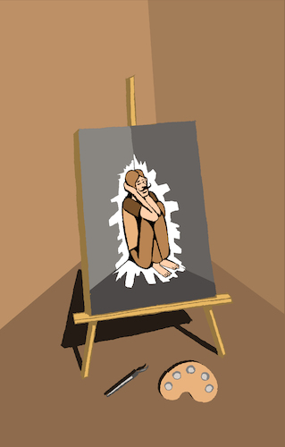 Cartoon: Painter... (medium) by berk-olgun tagged painter