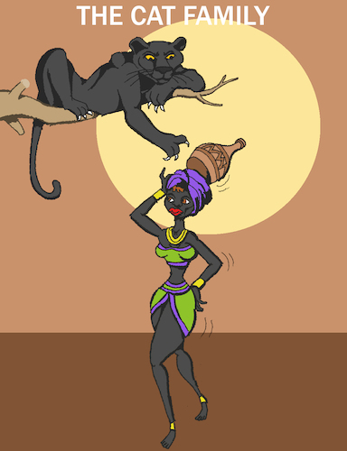 Cartoon: Panther... (medium) by berk-olgun tagged panther