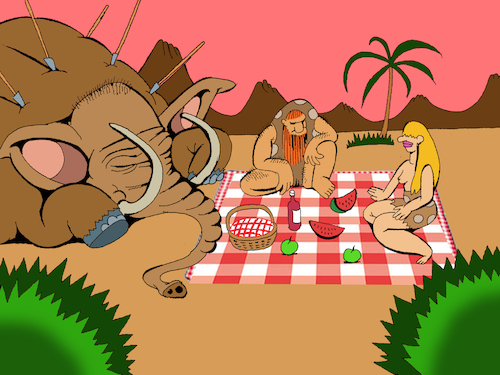 Cartoon: Picnic... (medium) by berk-olgun tagged picnic