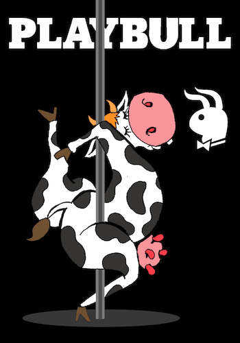 Cartoon: Playbull... (medium) by berk-olgun tagged playbull