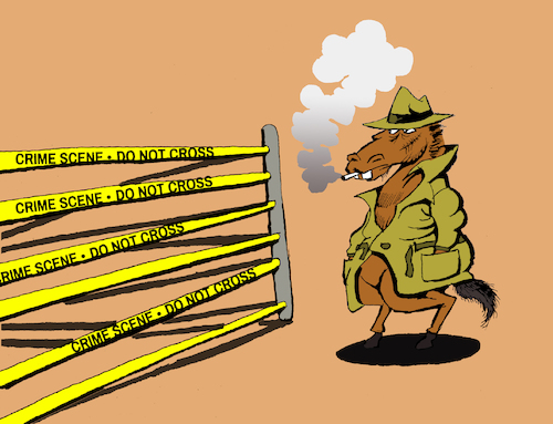 Cartoon: Police Line... (medium) by berk-olgun tagged police,line