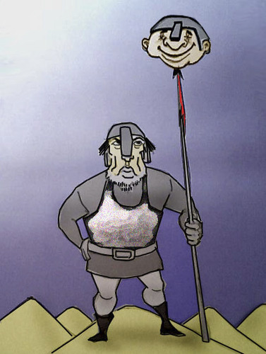 Cartoon: Psychological War.. (medium) by berk-olgun tagged psychological,war