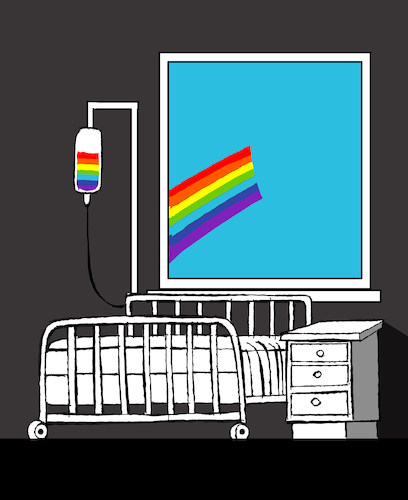 Cartoon: Rainbow... (medium) by berk-olgun tagged rainbow