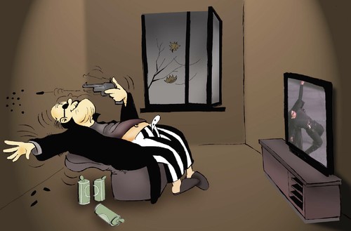 Cartoon: Retired Neo... (medium) by berk-olgun tagged retired,neo
