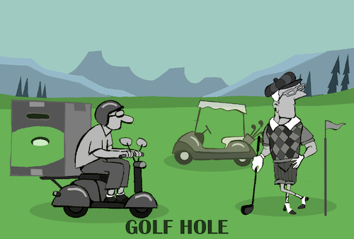 Cartoon: Rich Man... (medium) by berk-olgun tagged rich,man