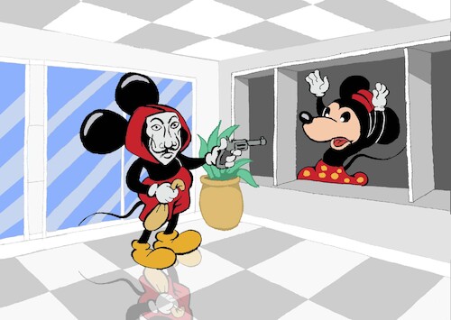 Cartoon: Robbery... (medium) by berk-olgun tagged robbery