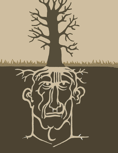 Cartoon: Roots... (medium) by berk-olgun tagged roots