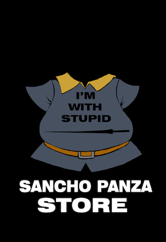 Cartoon: Sancho Panza... (medium) by berk-olgun tagged sancho,panza