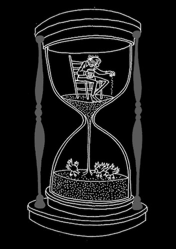 Cartoon: Sand Clock... (medium) by berk-olgun tagged sand,clock