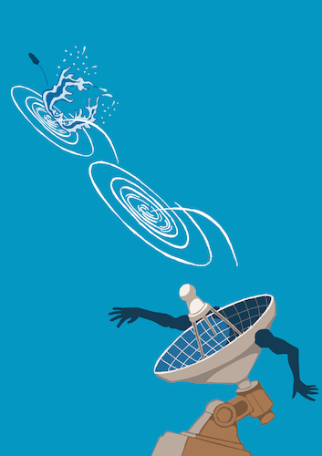Cartoon: Satellite Antenna... (medium) by berk-olgun tagged satellite,antenna