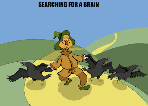 Cartoon: Scarecrow... (medium) by berk-olgun tagged scarecrow