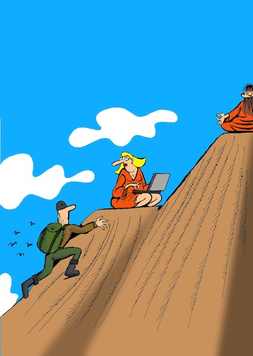 Cartoon: Secretary... (medium) by berk-olgun tagged secretary