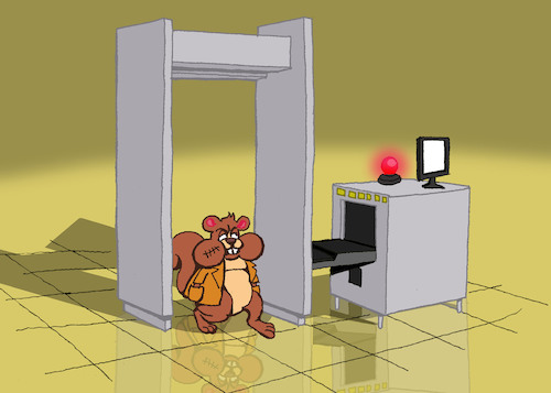 Cartoon: Security... (medium) by berk-olgun tagged security
