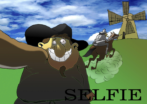 Cartoon: Selfie... (medium) by berk-olgun tagged selfie