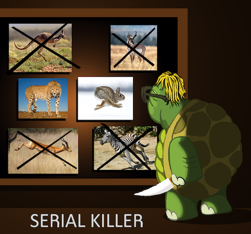 Cartoon: Serial Killer... (medium) by berk-olgun tagged serial,killer