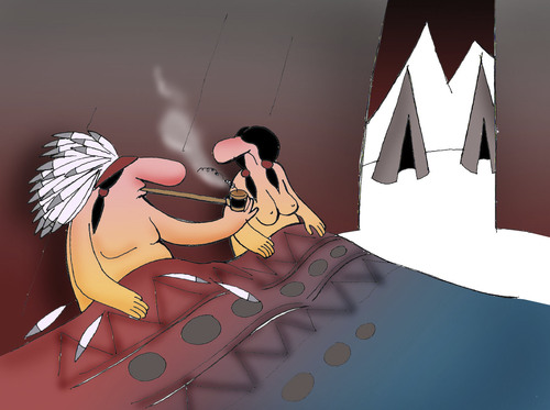 Cartoon: SMOKE.. (medium) by berk-olgun tagged smoke