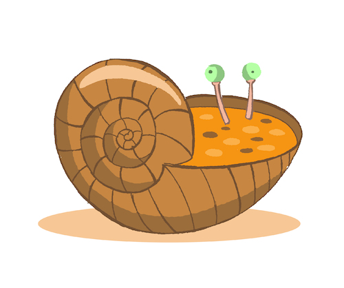 Cartoon: Snail Soup... (medium) by berk-olgun tagged snail,soup